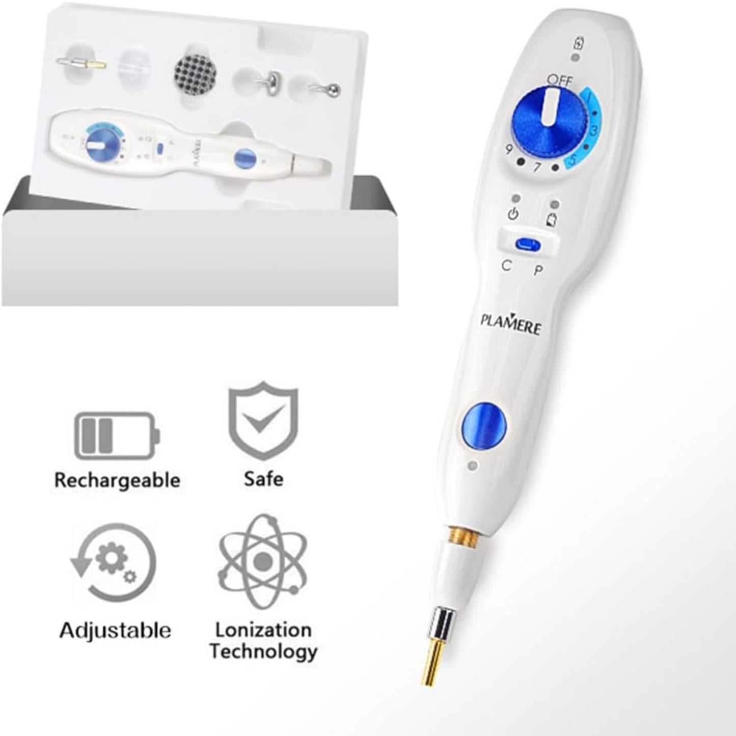 ✨ Plamere Korea Multi-Function Plasma Pen – Professional Skincare Tool ✨