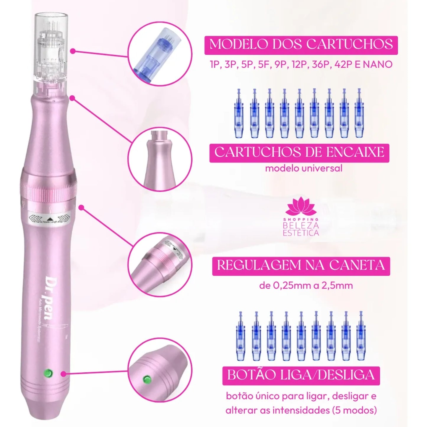 π Dr. Pen M7 Wireless Microneedling & PMU Pen β Professional Skin Therapy Tool