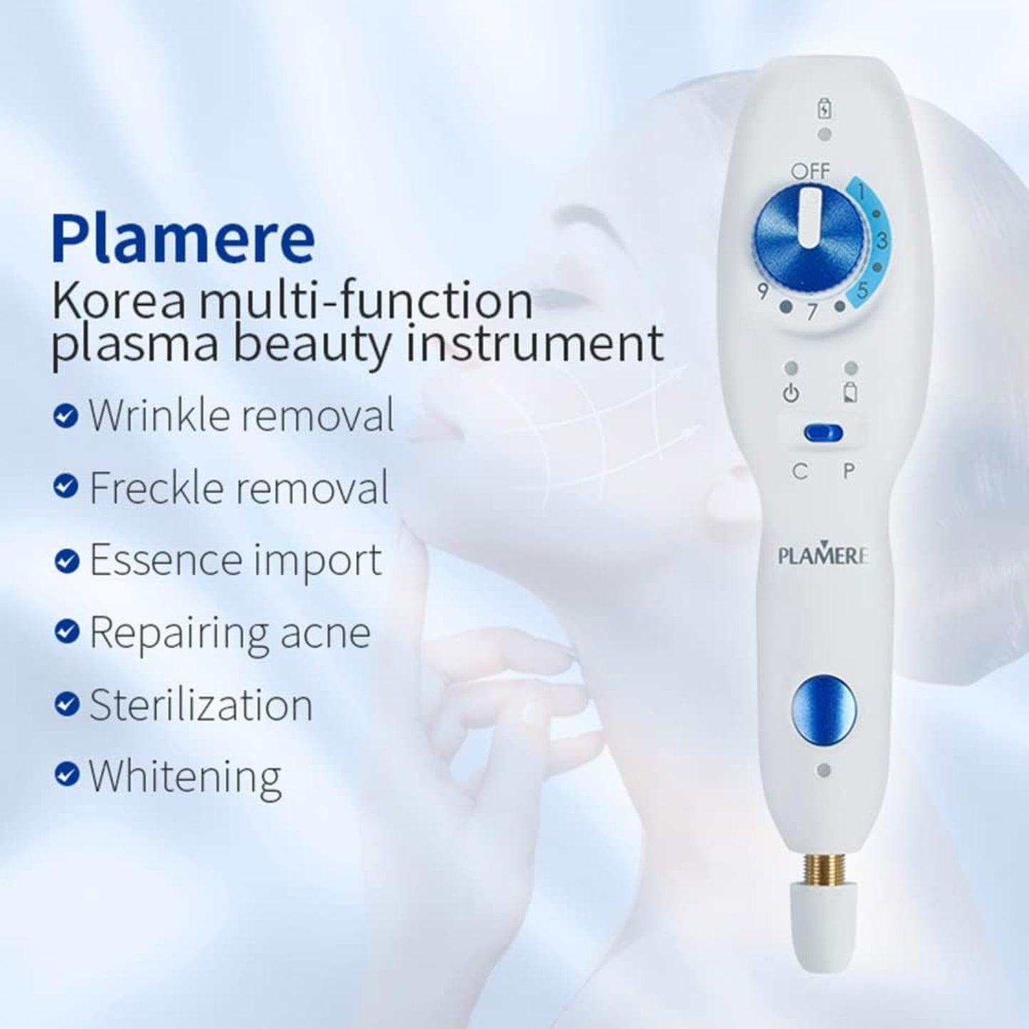 ✨ Plamere Korea Multi-Function Plasma Pen – Professional Skincare Tool ✨