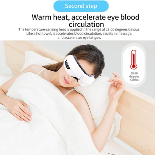 👁️ Intelligent Eye Massager – Heat, Vibration & Bluetooth Music